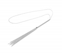 Ожерелье-кнут Bijoux Indiscrets Magnifique Necklace Whip, серебристое