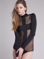 Боди Opium Luxury, черный, S/M