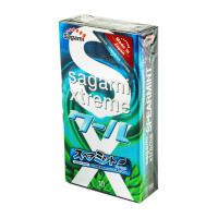 Презервативы Sagami Xtreme 0.04 Mint, латекс, 10 шт