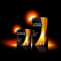 Презервативы VITALIS №12 Ribbed