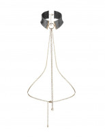 Колье Bijoux Indiscrets Desir Metallique Mesh collar, черное