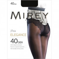Колготки черные Mirey Elegance 40 den, размер 4