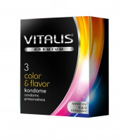 Презервативы VITALIS №3 color