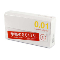 Презервативы SAGAMI Original полиуретан 0.01, 5 шт