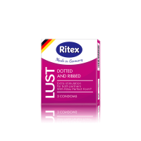 Презервативы Ritex LUST №3 (рифленые с пупырышками)